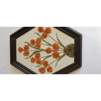 Wandversiering met halfedelstenen en/of edelstenen